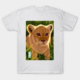 Lion Cub - White T-Shirt